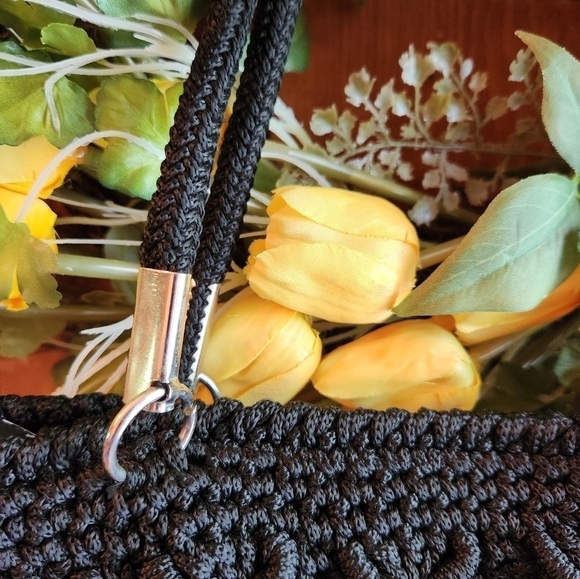 Womens crochet hand bag - Picture 6 of 9